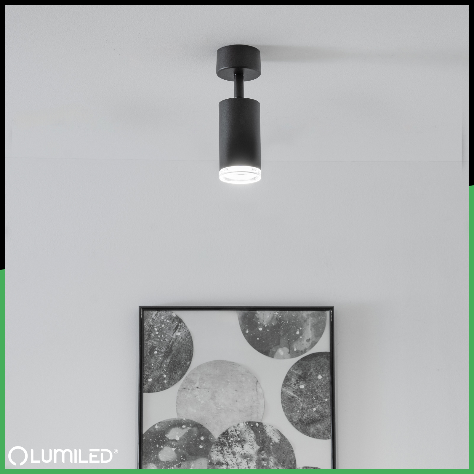 Kinkiet Ścienny Lampa Sufitowa Reflektor LED Spot GU10 IP44 ADERO Czarna Lumiled - obszar zastosowań