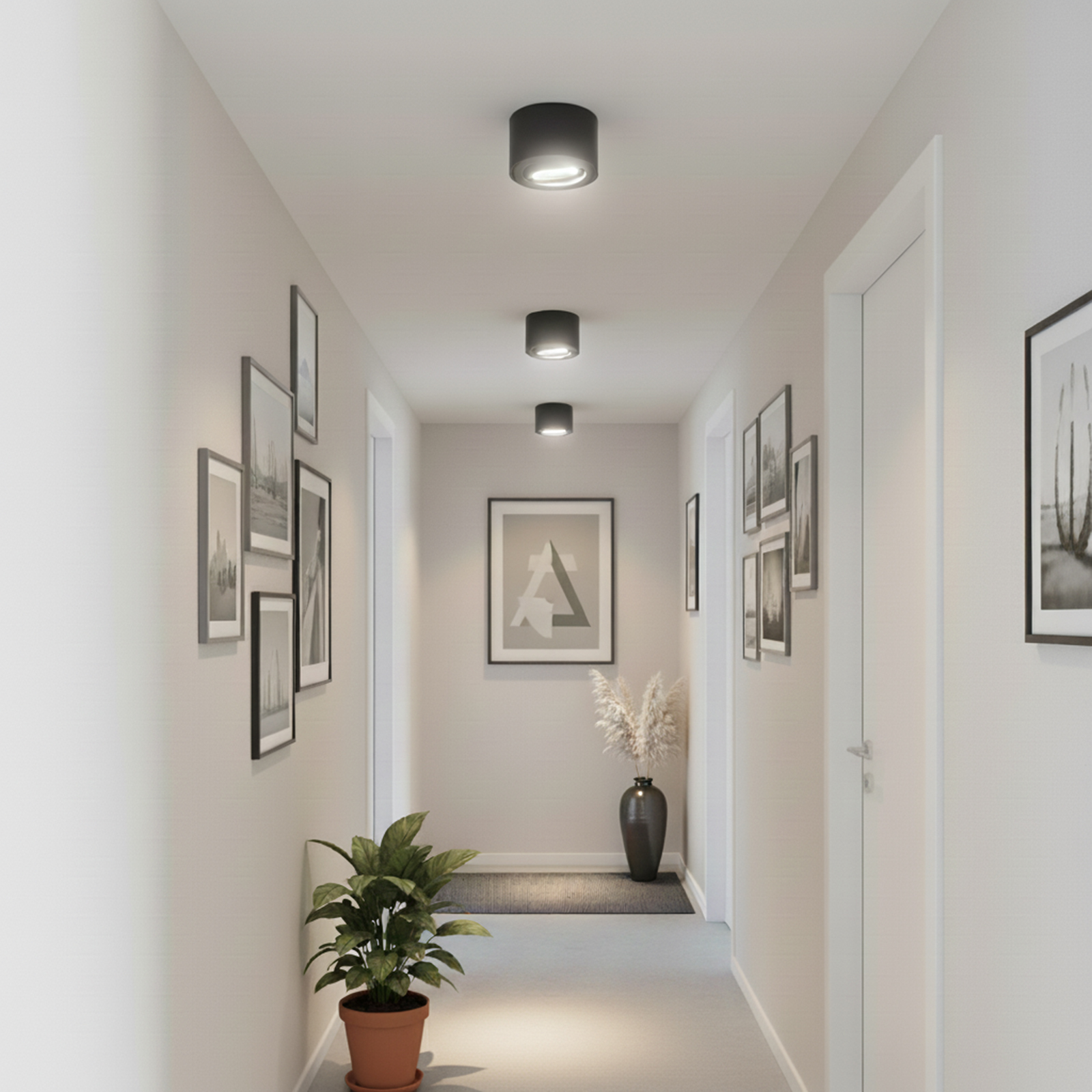 Oprawa Natynkowa HALOGENOWA Spot Tuba Ruchoma Okrągła Czarna 50mm AMAT-S LUMILED - obszar zastosowań