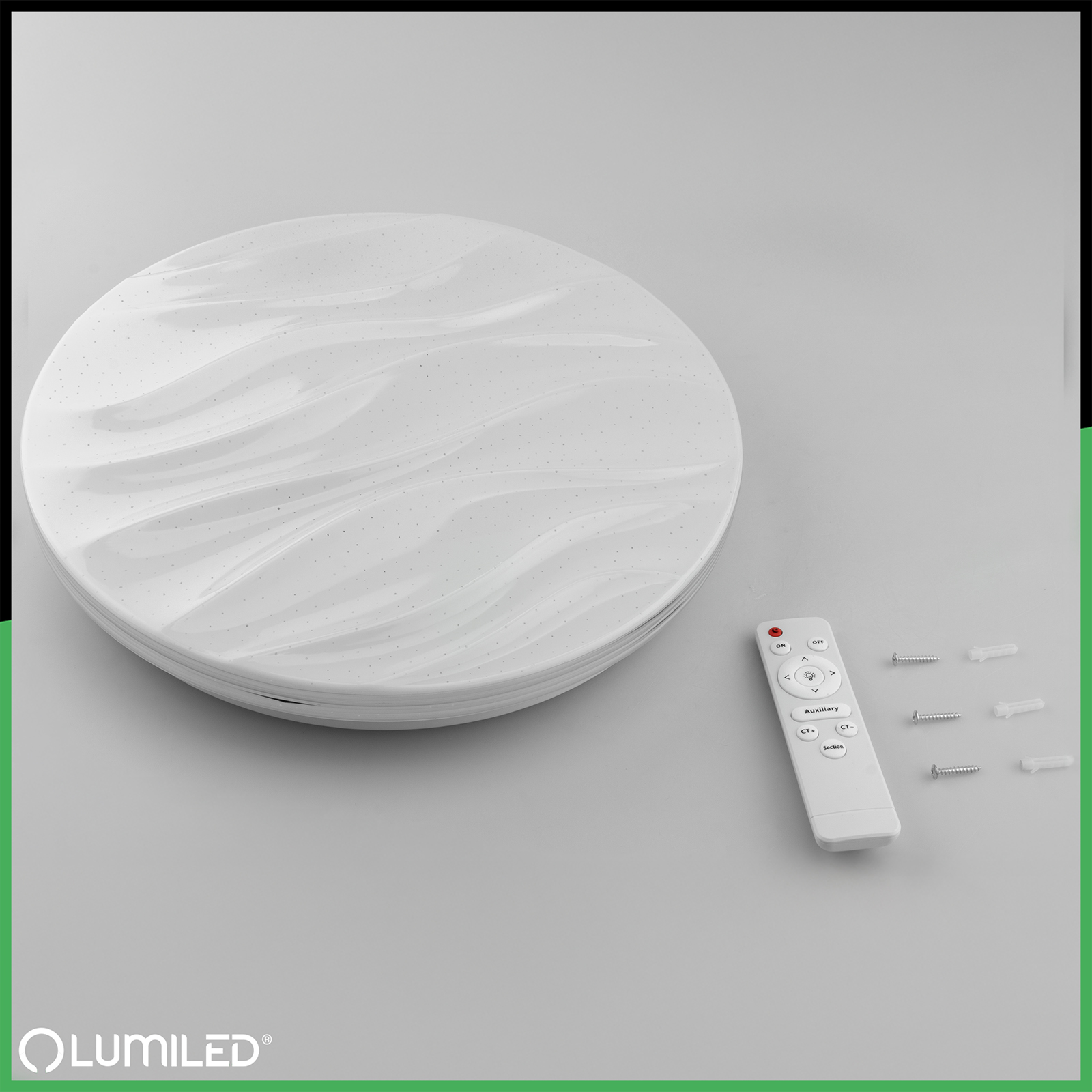 Plafon LED Lampa Sufitowa Natynkowa VIRTUS2 72W IP44 CCT Biały Okrągły 50cm + PILOT LUMILED - skład produktu