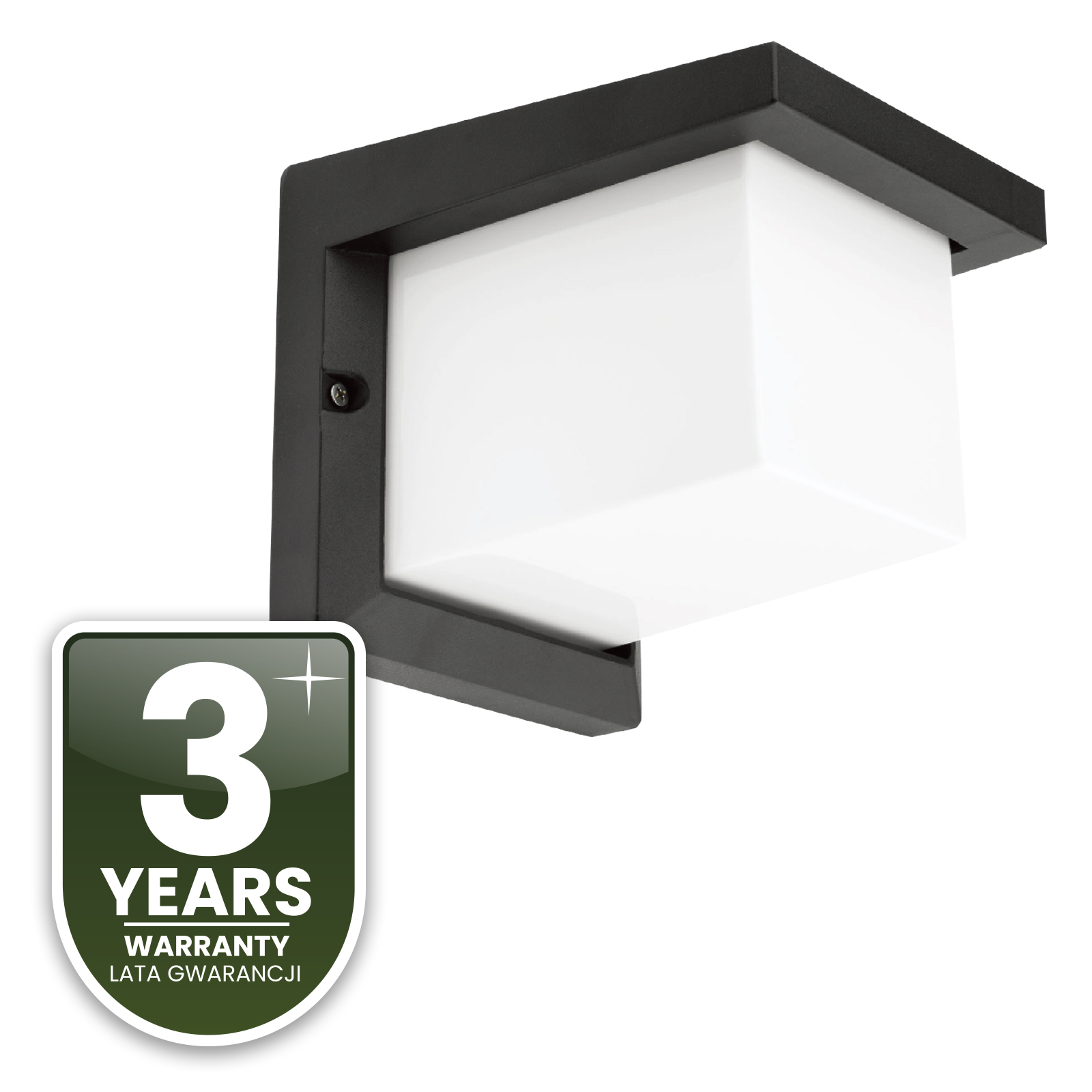 Lampa Ogrodowa Kinkiet Elewacyjny E27 Kwadratowy LEVIS LUMILED - czwarta cecha produktu