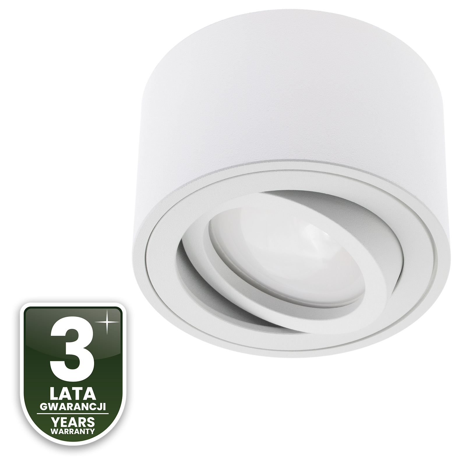 Oprawa Natynkowa HALOGENOWA Spot Tuba Ruchoma Okrągła Biała 50mm AMAT-S LUMILED - czwarta cecha produktu