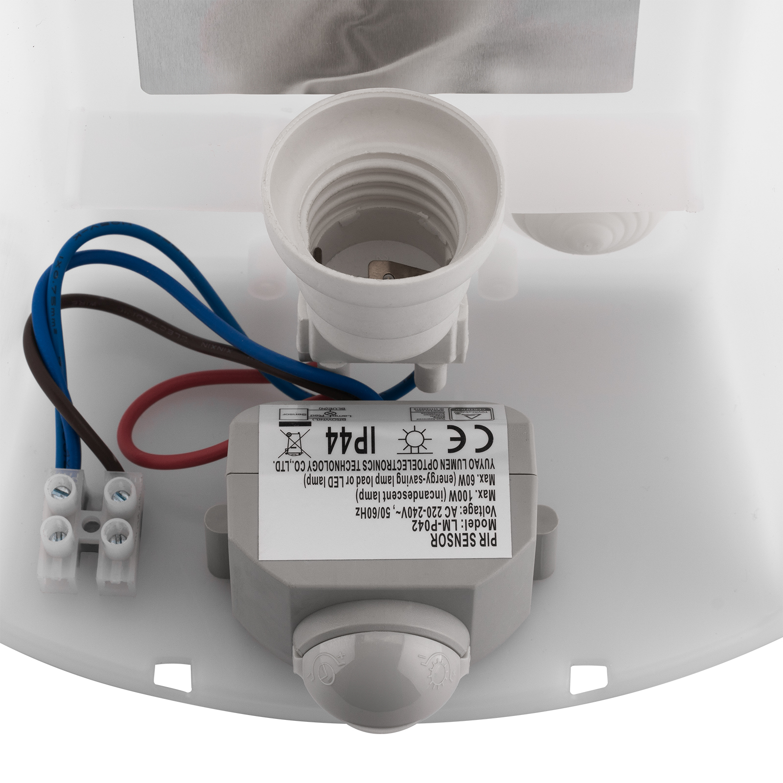 Kinkiet Ogrodowy Elewacyjny Lampa Zewnętrzna E27 NIGELLA z Czujnikiem Ruchu i Zmierzchu - trzecia cecha produktu