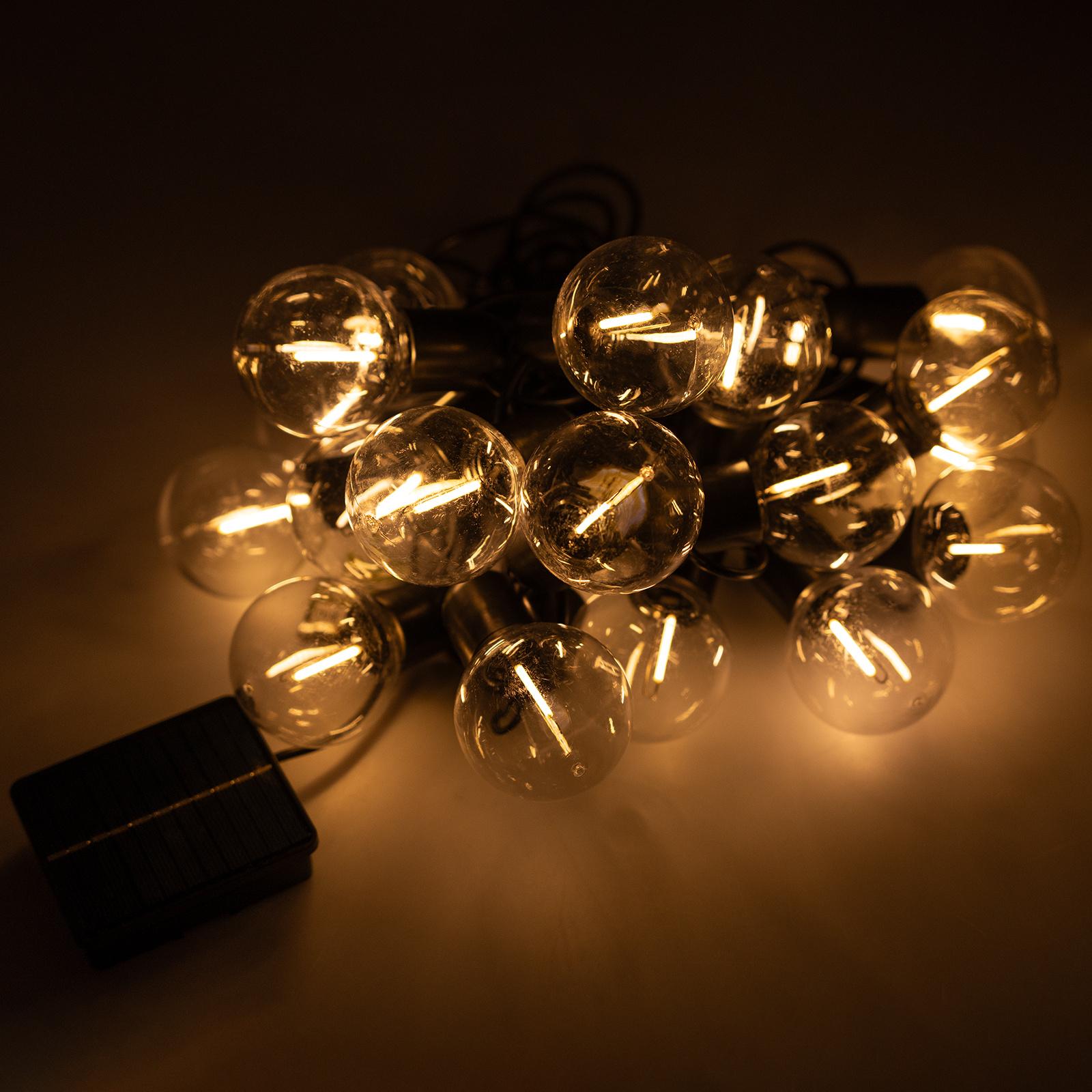 Girlanda Solarna Ogrodowa 20x LED Ozdobne Kuleczki 11.58m 3000K Ciepła LOVO LUMILED - czwarta cecha produktu