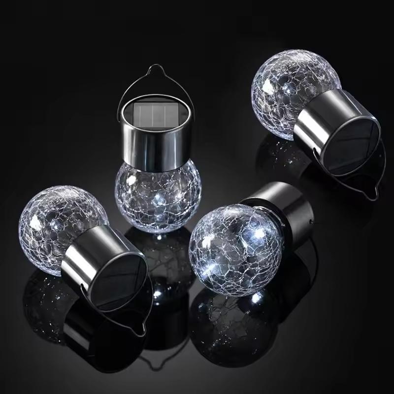 Lampa Solarna LED KULKA Ogrodowa Wisząca Szklana MARANTA IP44 6500K LUMILED - druga cecha produktu