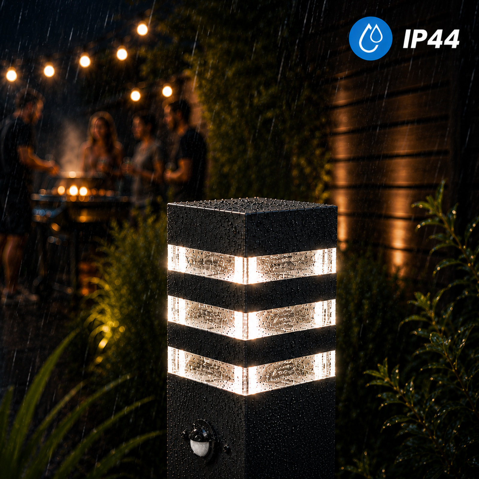 Lampa Ogrodowa Słupek Zewnętrzny Stojący E27 LED Czujnik Ruchu TAXUS 2 60cm LUMILED - trzecia cecha produktu