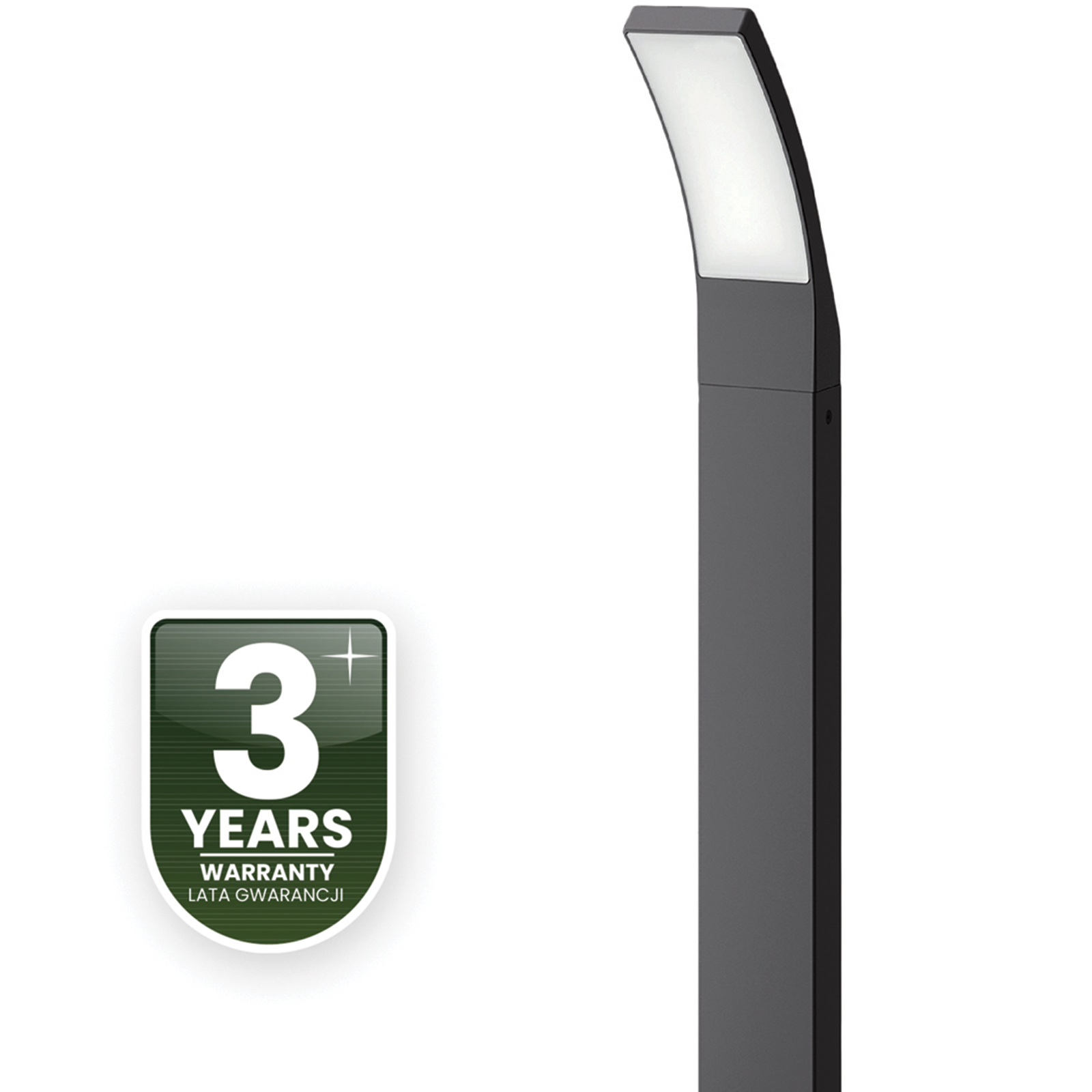 Lampa Ogrodowa Słupek Zewnętrzny Stojący 11W LED 4000K ANVES 80cm LUMILED - czwarta cecha produktu