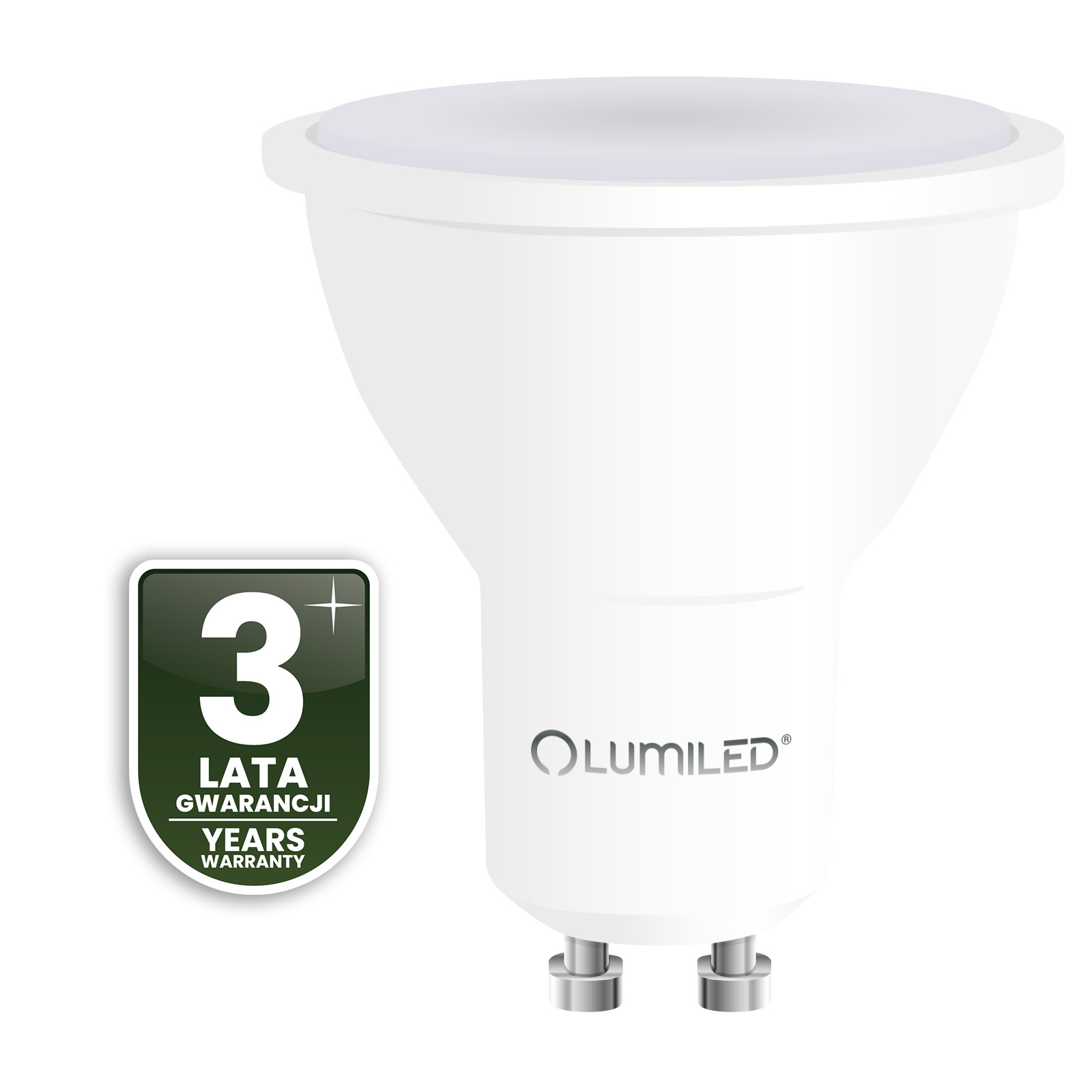 Żarówka LED GU10 Reflektor PAR16 5W = 35W 500lm 3000K Ciepła 120° LUMILED - czwarta cecha produktu