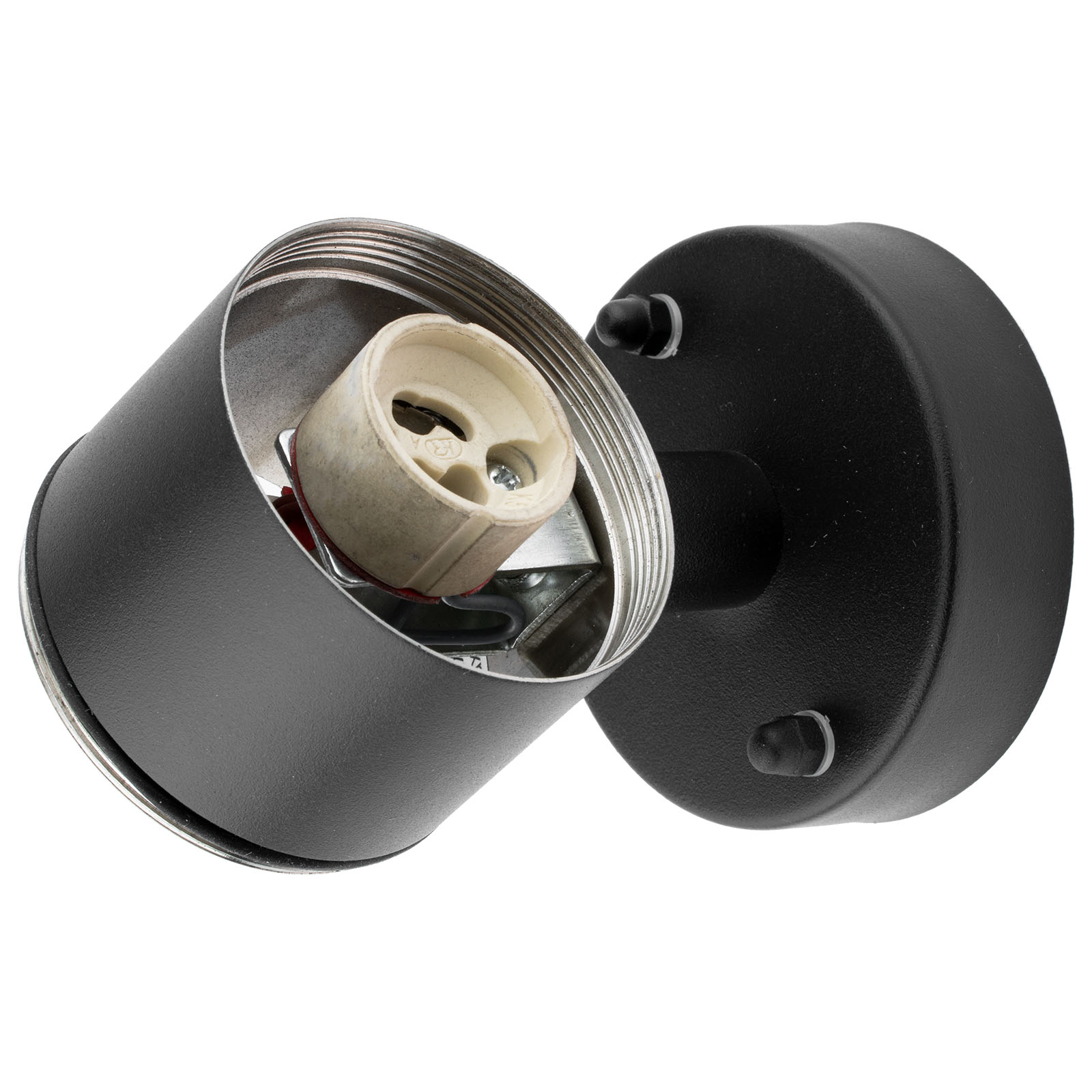 Kinkiet Ogrodowy Lampa Ścienna Elewacyjna góra dół LED GU10 IP44 ZINNIA Czarny LUMILED - trzecia cecha produktu