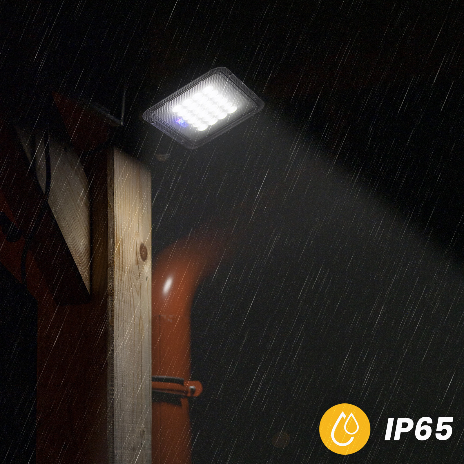 Naświetlacz Solarny LED Halogen 100W Lampa Ogrodowa 4000K IP65 Czujnik Ruchu PIR + Pilot FULGOR LUMILED - druga cecha produktu