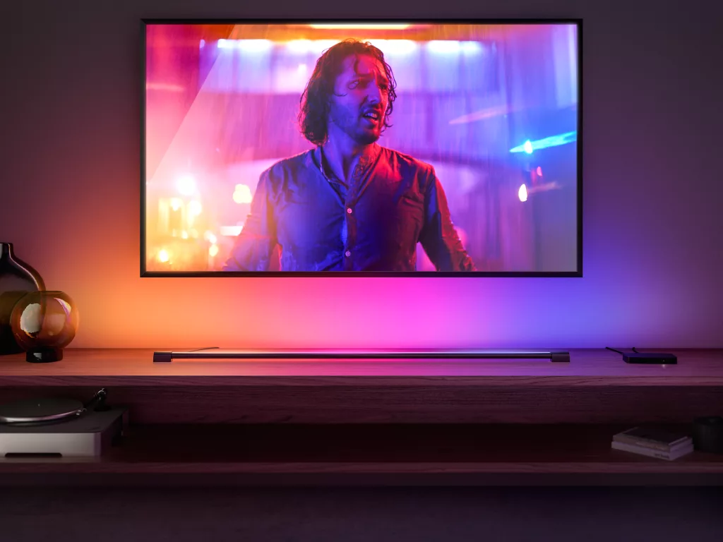 Lampa Liniowa LED Light Bar TUBA 140cm Gradient 20W 1800lm IP20 White and Color Ambiance RGB + TW Czarna Inteligentna SMART Zigbee Bluetooth Play Tube Philips HUE - obszar zastosowań