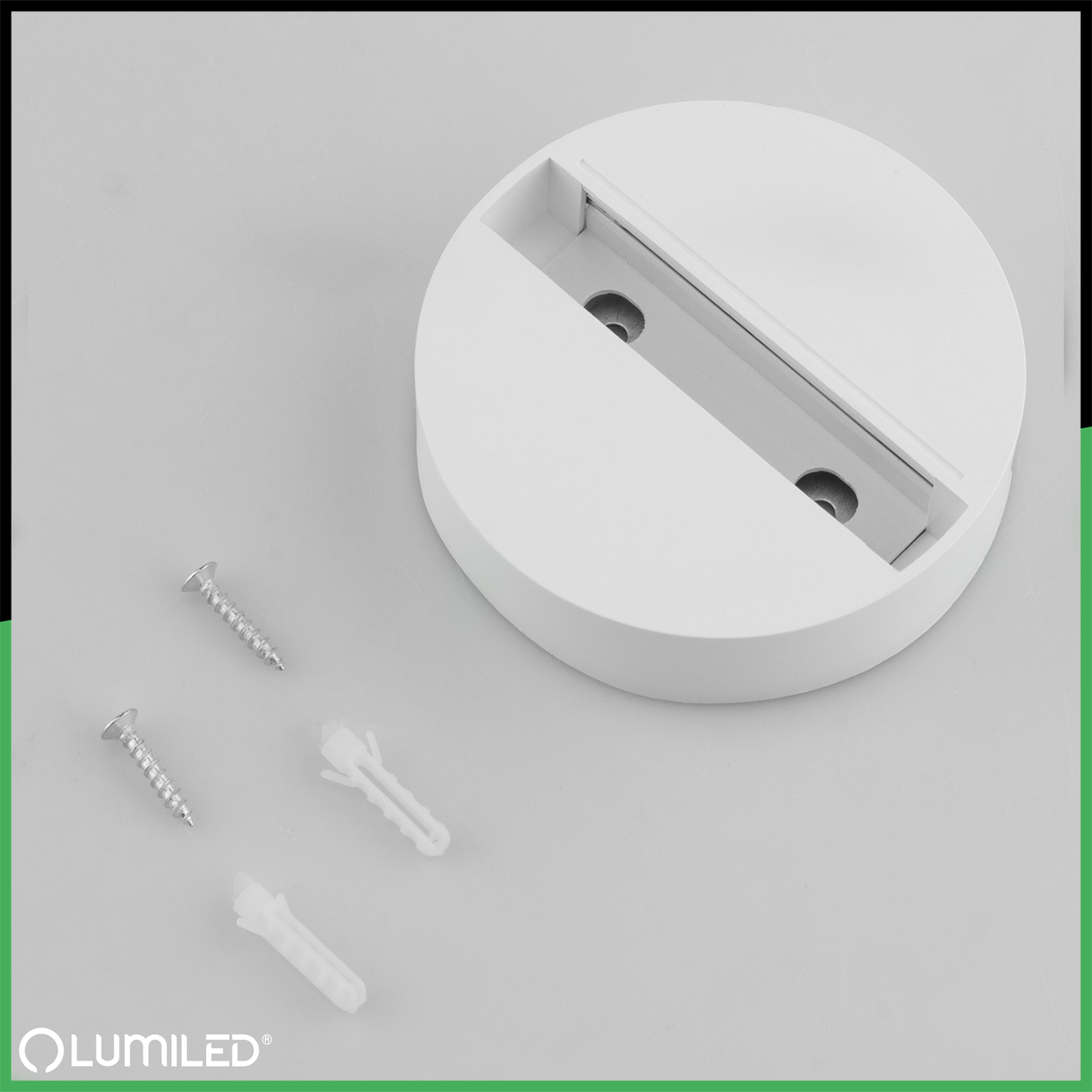 Adapter Baza do Montażu Lamp Szynowych Reflektorów Jednofazowych Biały LUMILED - skład produktu