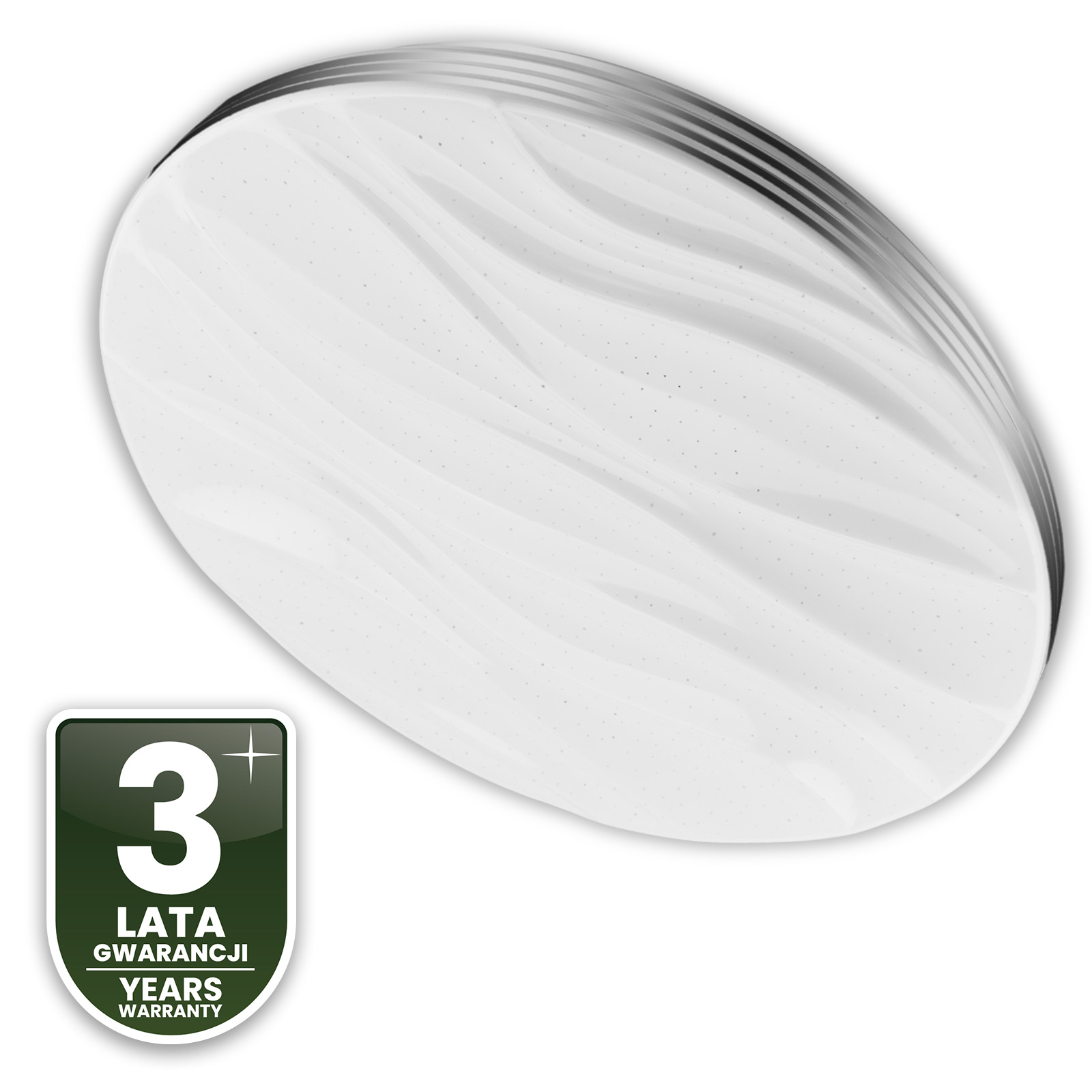 Plafon LED Lampa Sufitowa Natynkowa VIRTUS2 48W IP44 CCT Biały Okrągły 38cm + PILOT LUMILED - trzecia cecha produktu