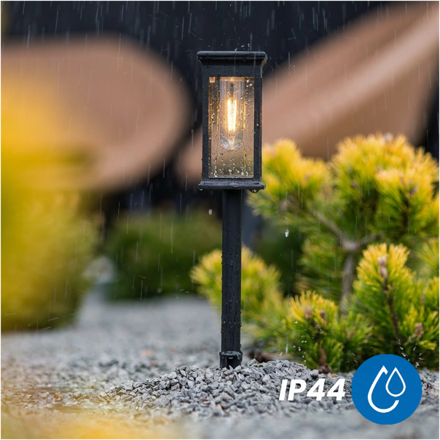 Lampa Solarna LED DOREA Ogrodowa Zewnętrzna Wbijana IP44 Ozdobna Lampka Słupek LUMILED - druga cecha produktu