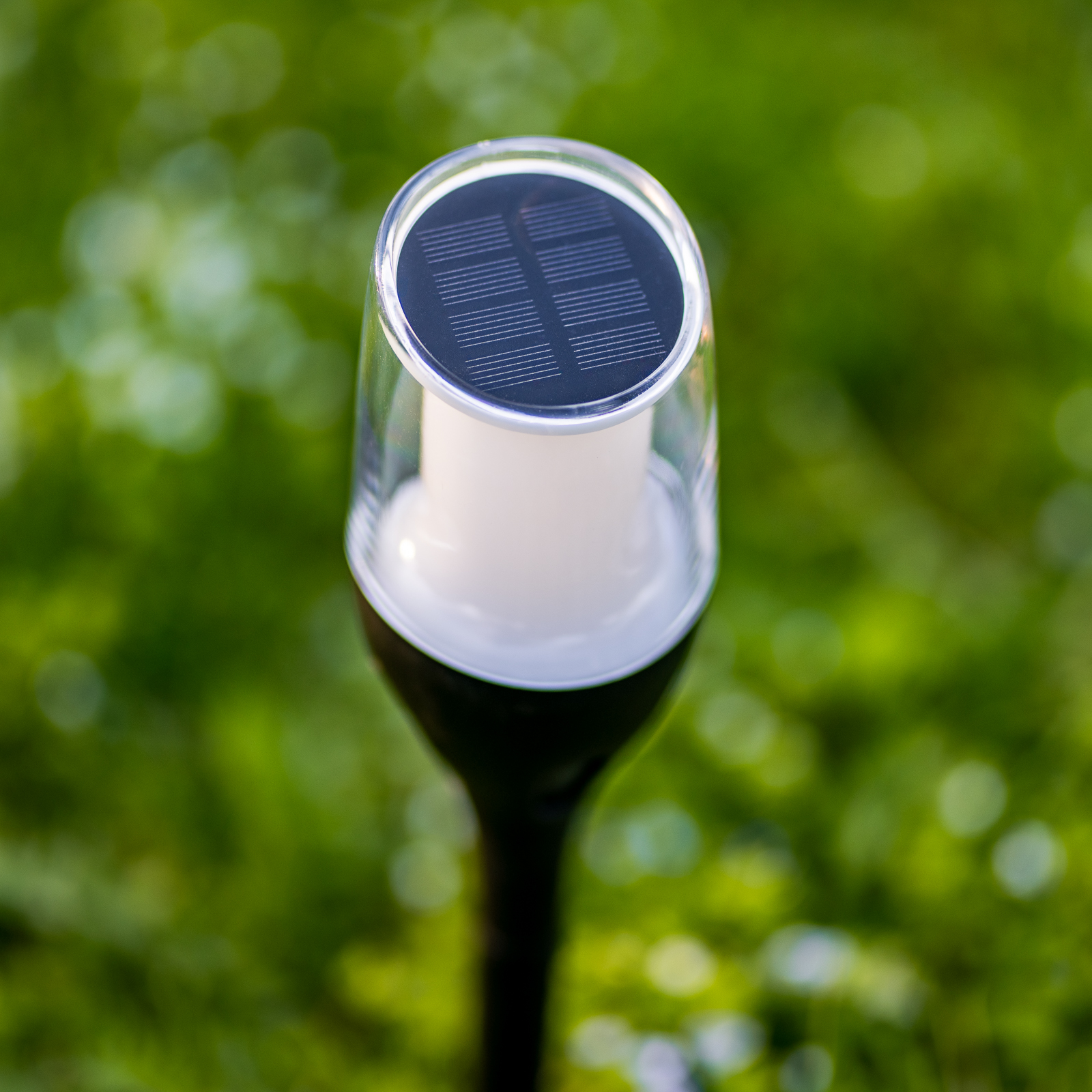 Lampa Solarna Ogrodowa LED Ogrodowa Zewnętrzna Efekt Płomienia IGNIS 64 cm LUMILED - pierwsza cecha produktu