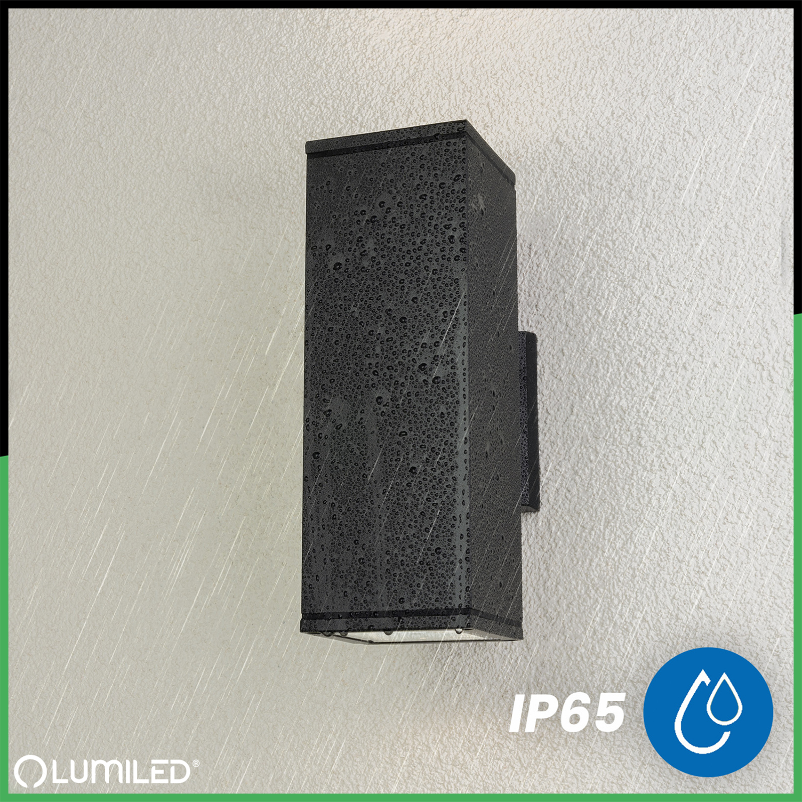 Lampa Ogrodowa Zewnętrzna Kinkiet Elewacyjny GU10 LED IP65 AKANTE LUMILED - druga cecha produktu