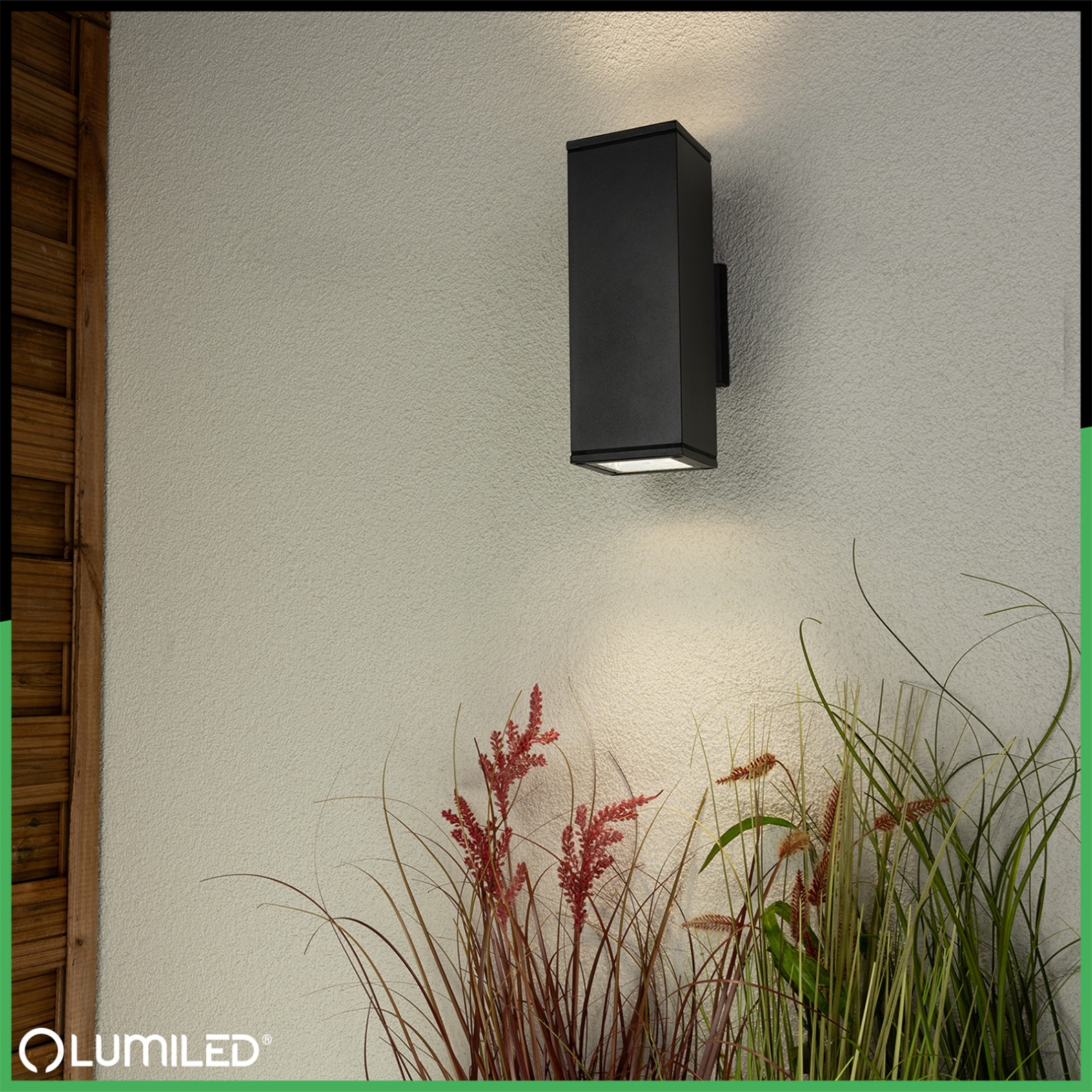 Lampa Ogrodowa Zewnętrzna Kinkiet Elewacyjny GU10 LED IP65 AKANTE LUMILED - obszar zastosowań