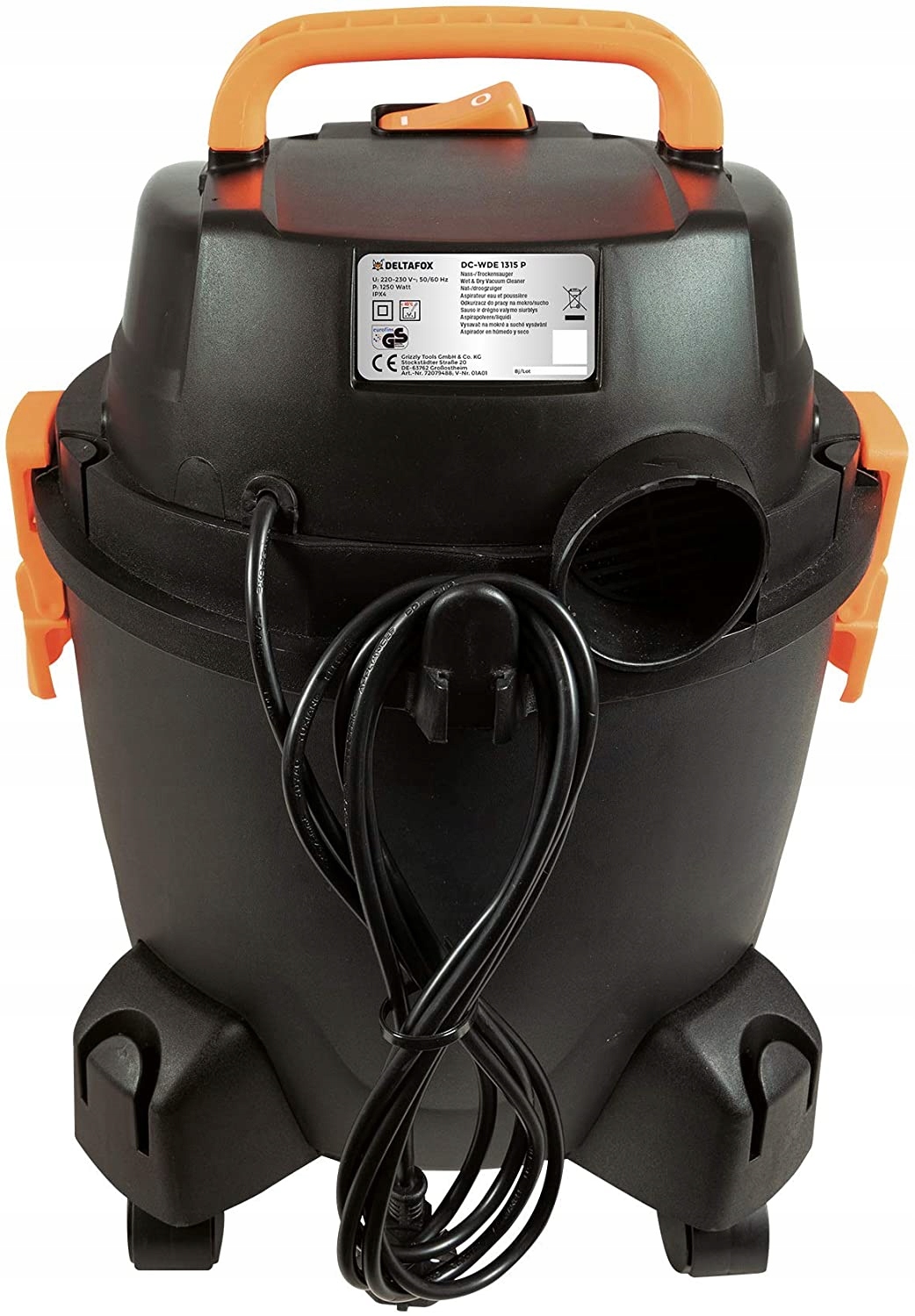 Odkurzacz na MOKRO SUCHO 1250 Watt 15L NADMUCH