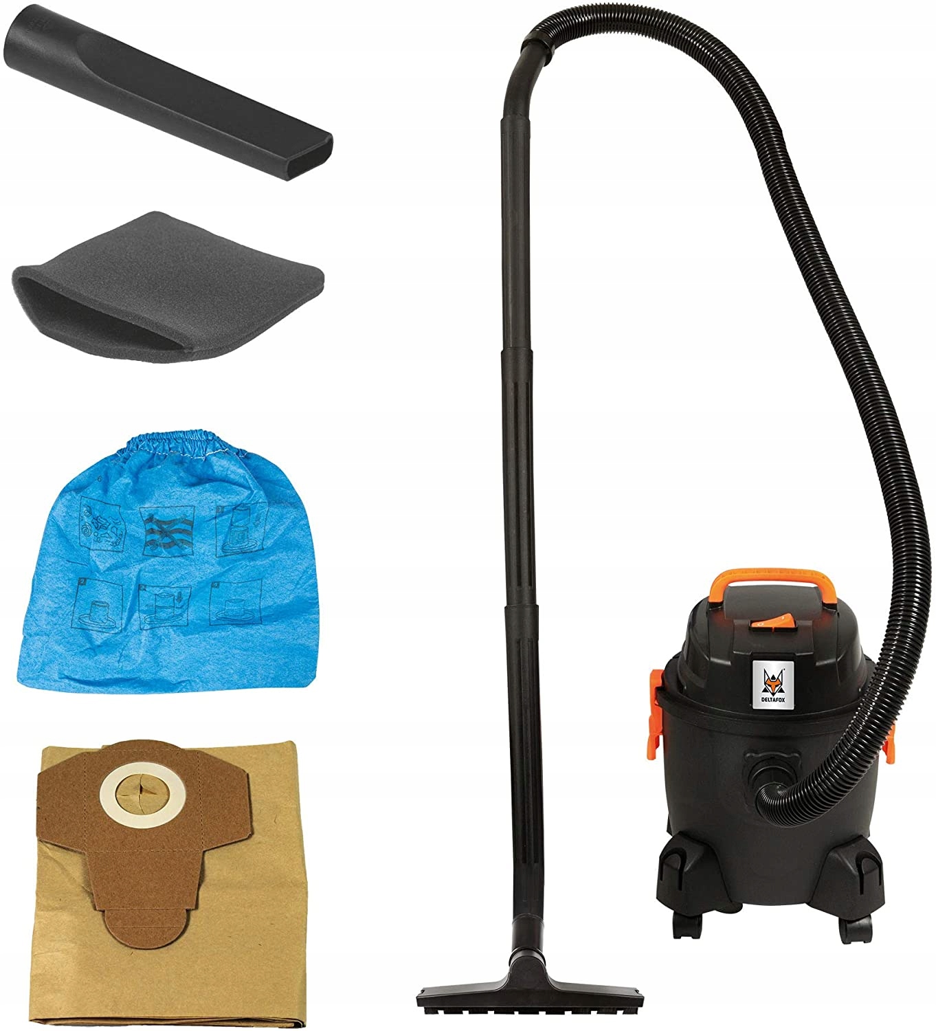 Odkurzacz na MOKRO SUCHO 1250 Watt 15L NADMUCH