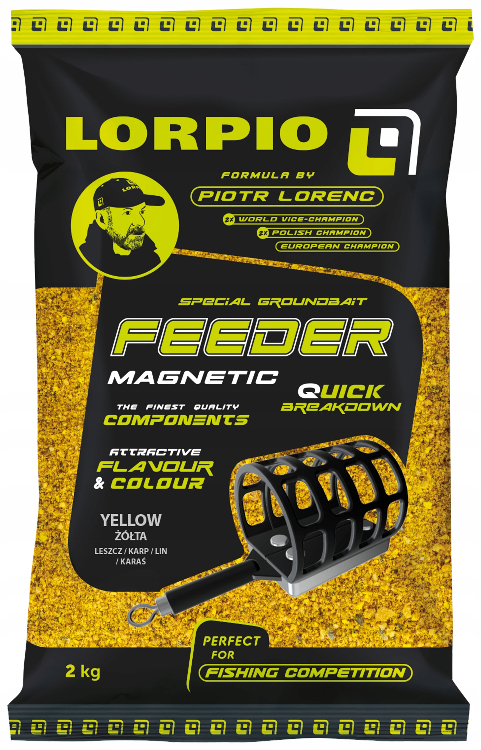 Zanęta Lorpio Magnetic Feeder Yellow 2000g
