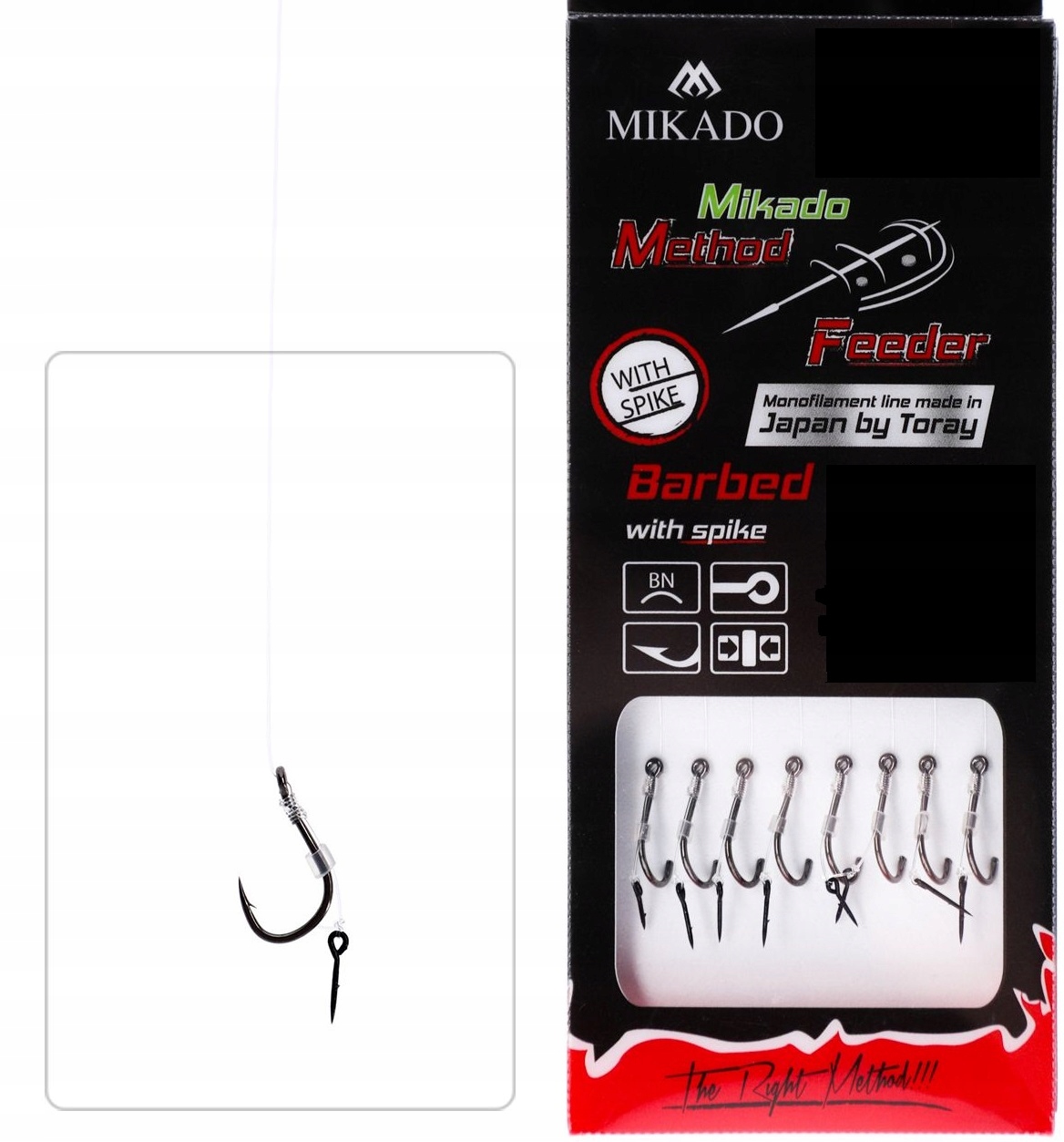 Przypon method feeder mikado z igłą 12 0.18 mf13