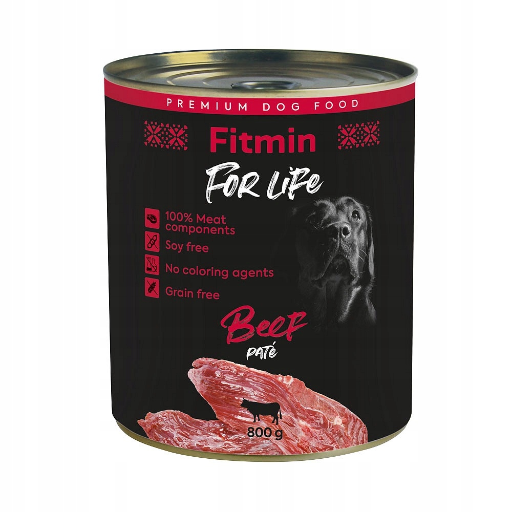 FFL dog karma mokra dla psa z wołowiną 800 g