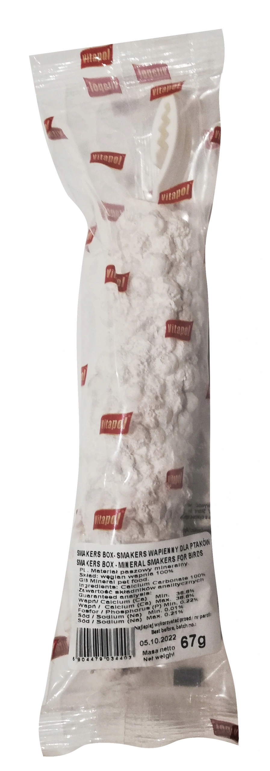 Smakers Wapienny dla Ptaków 67g 1szt.