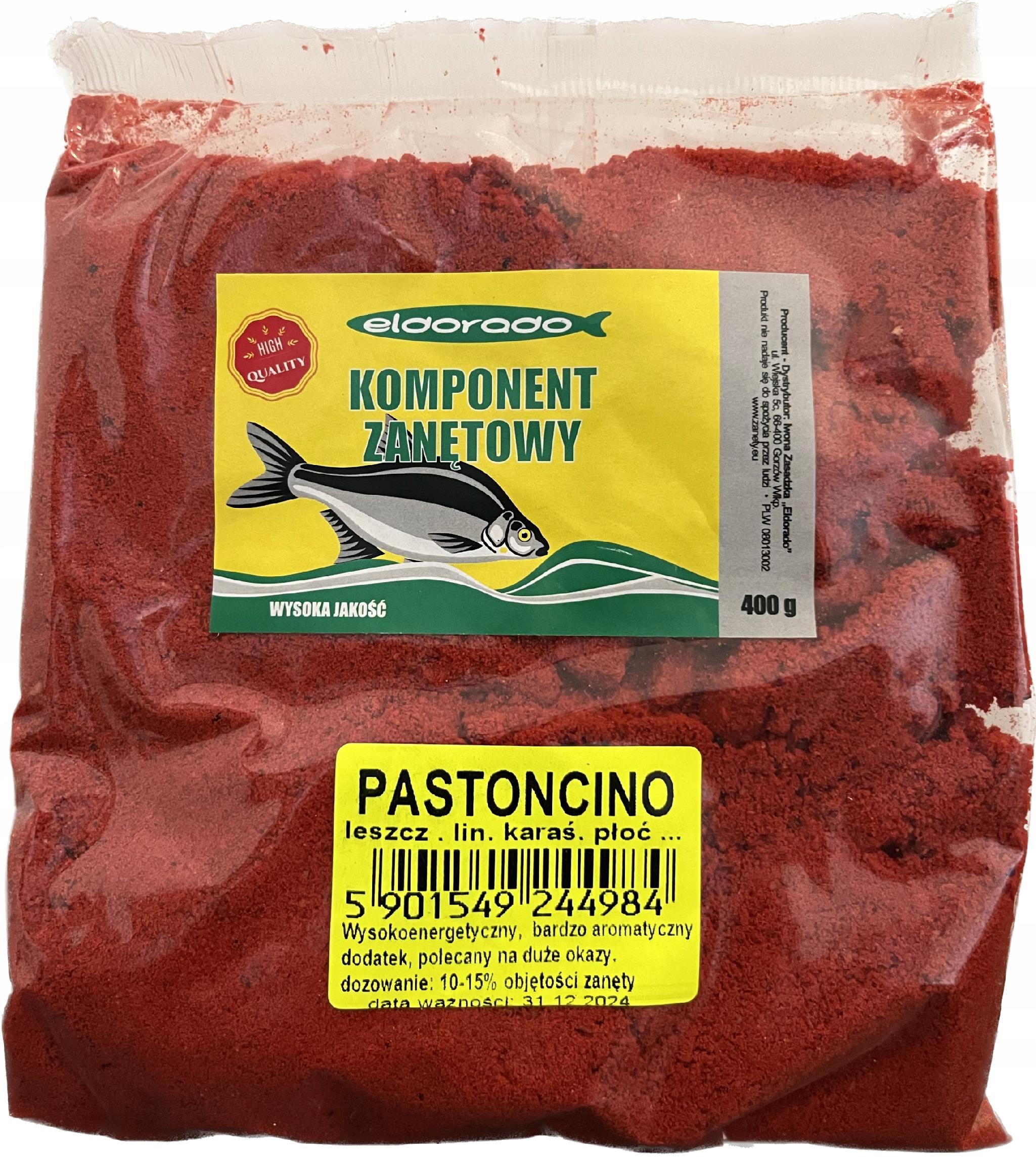 Zanęta komponent Pastoncino czerwone 400g