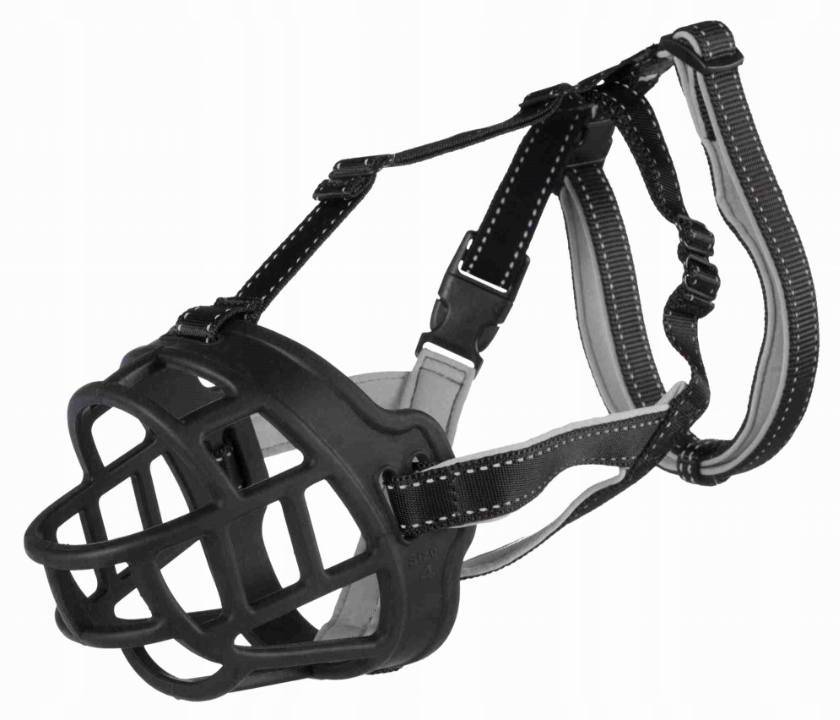 Kaganiec Muzzle Flex, silikonowy, L, czarny