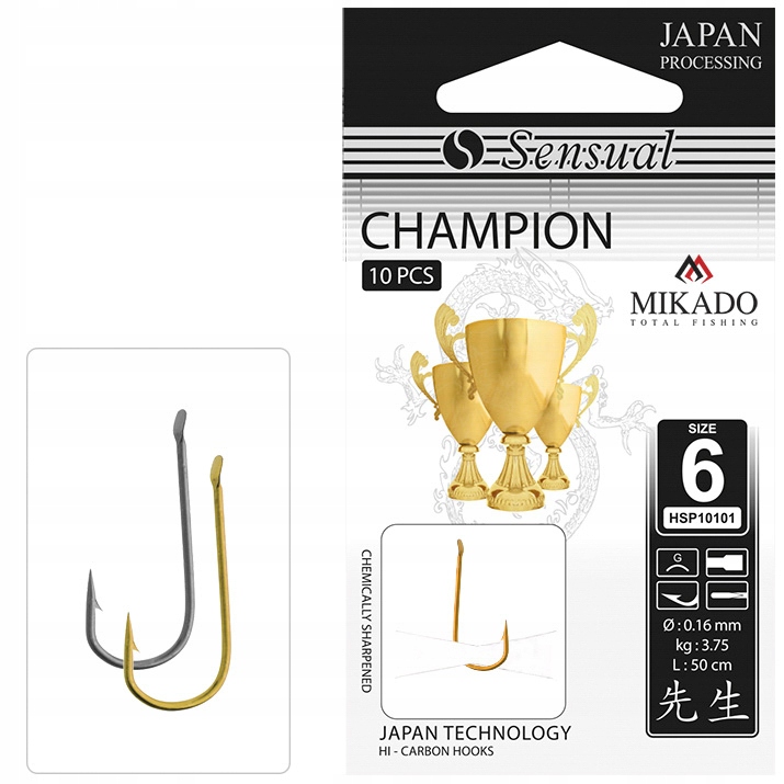 Przypony wiązane Sensual Champion nr 8 0.18mm