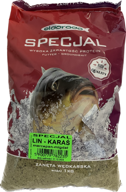 Zanęta Eldorado SPECJAL Lin Karaś marcepan 1 KG