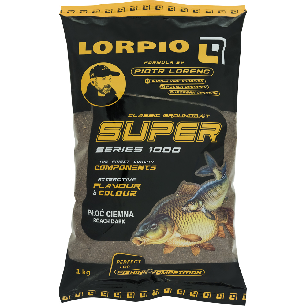 Zanęta Lorpio Super Płoć Ciemna 1000g