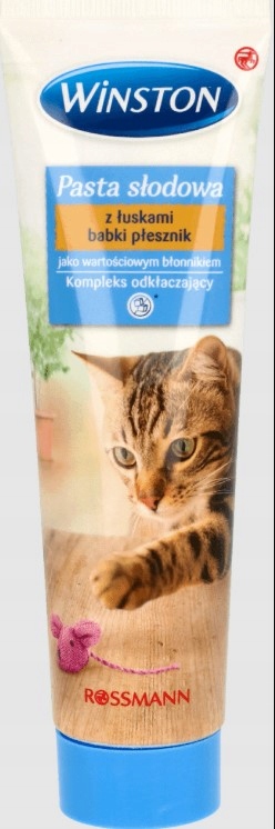 Pasta Winston 100 g dla kotów, odkłaczająca