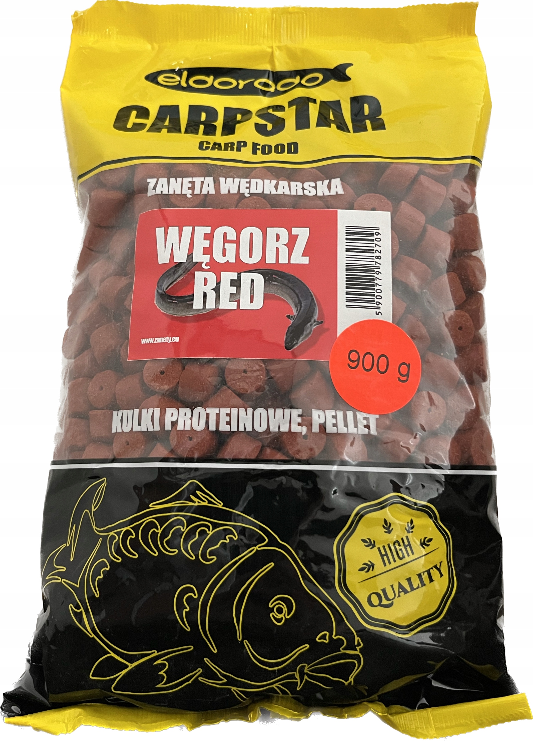 Pellet węgorz zanęta 12mm 900g