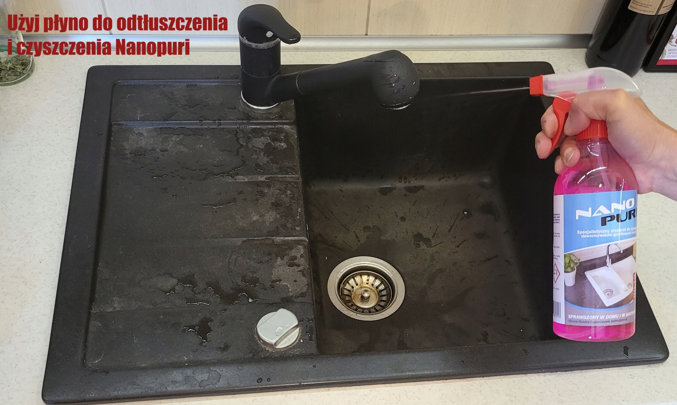 Nanogran IMPREGNAT do zlewu zlewozmywak granitowy