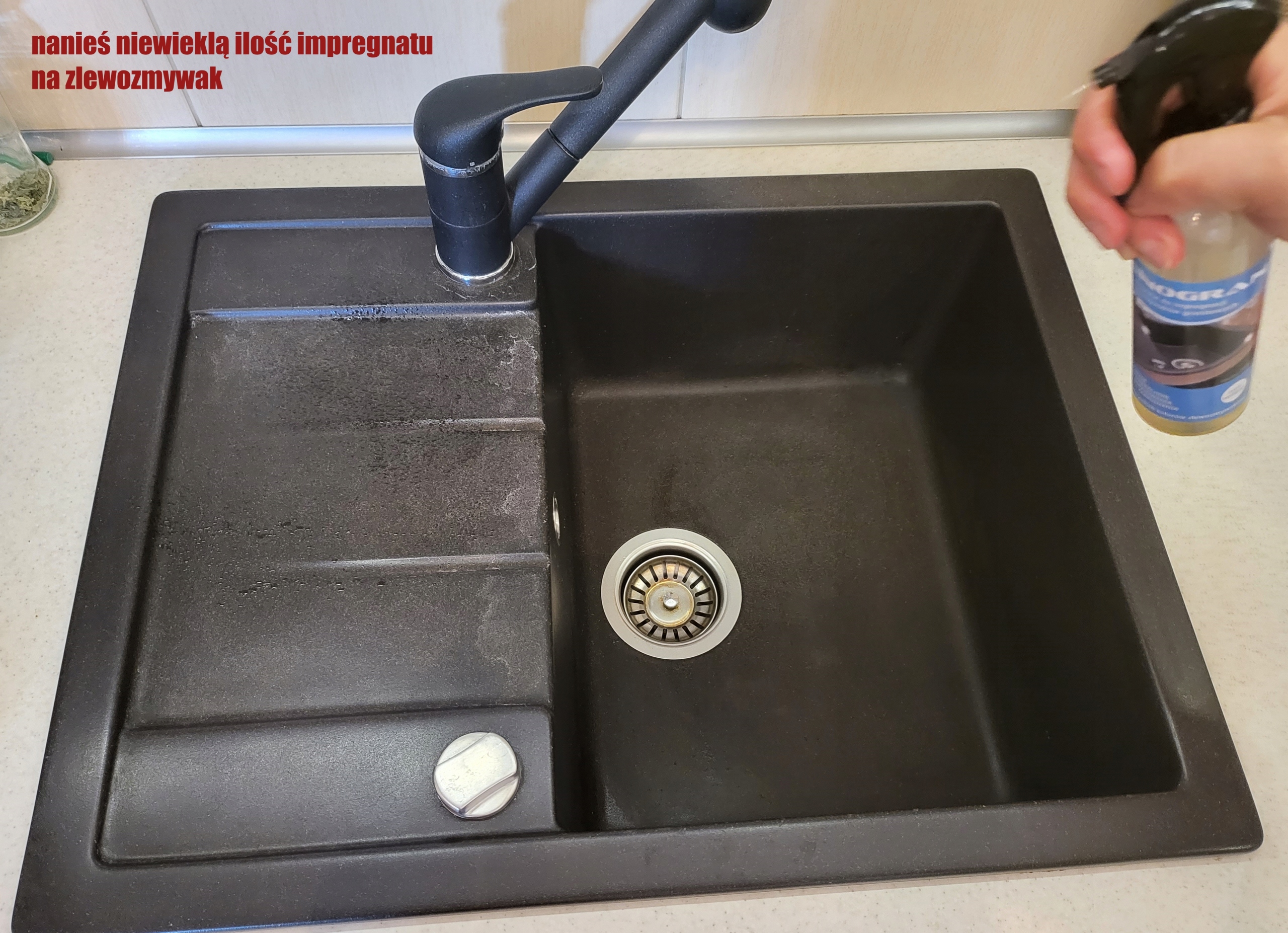 Nanogran IMPREGNAT do zlewu zlewozmywak granitowy