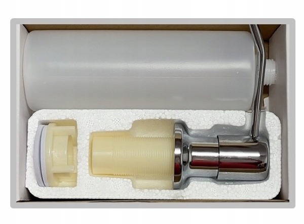 Bateria Kuchenna SZARA Elastyczna + dozownik CHROM