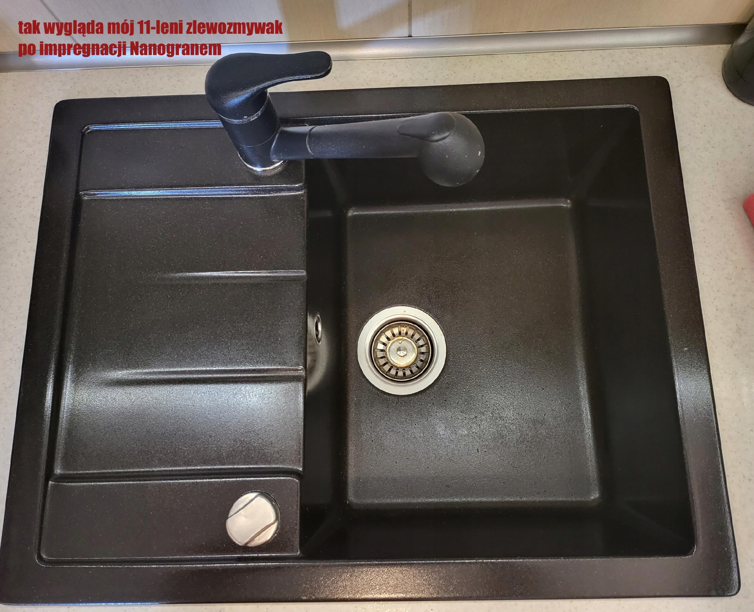 Nanogran IMPREGNAT do zlewu zlewozmywak granitowy