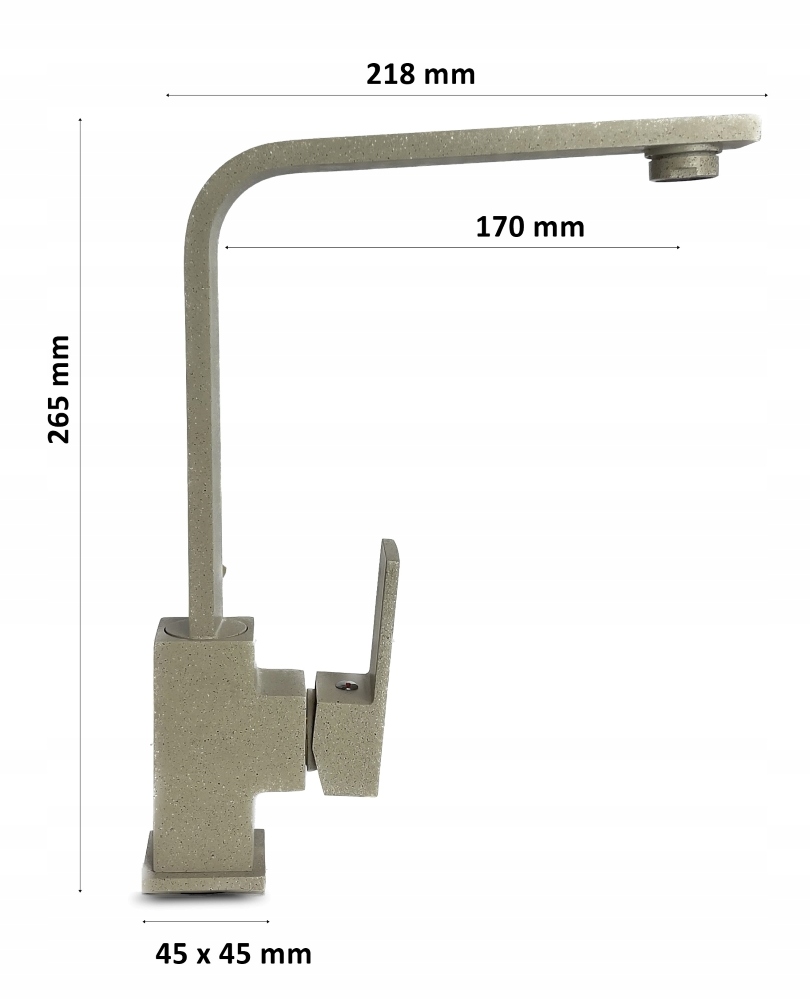 Bateria Kuchenna Zlewozmywakowa SZARA Q