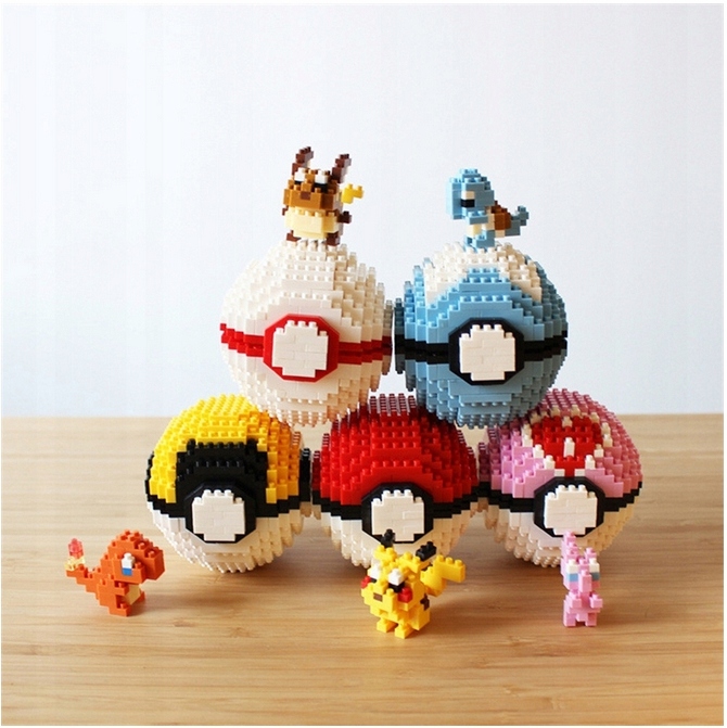SQUIRTLE Pokebal Klocki BOX Figurka Pokemon NOWY