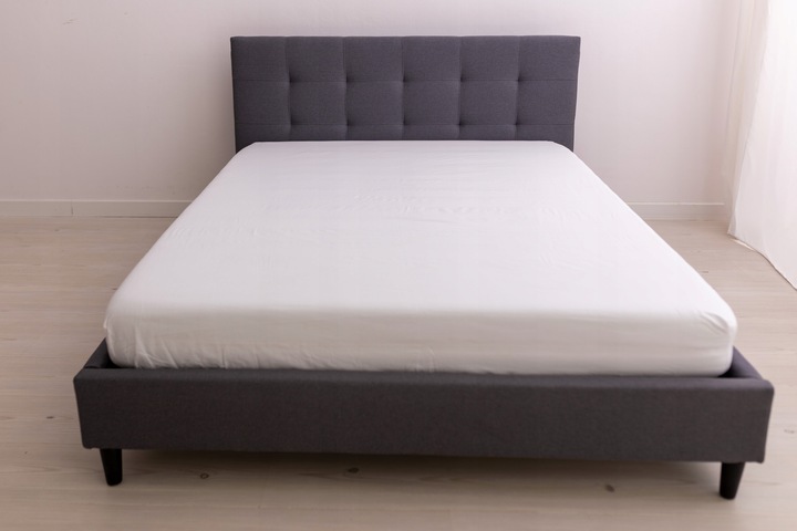 NERI  160X200 ŁÓŻKO TAPICEROWANE SZARE