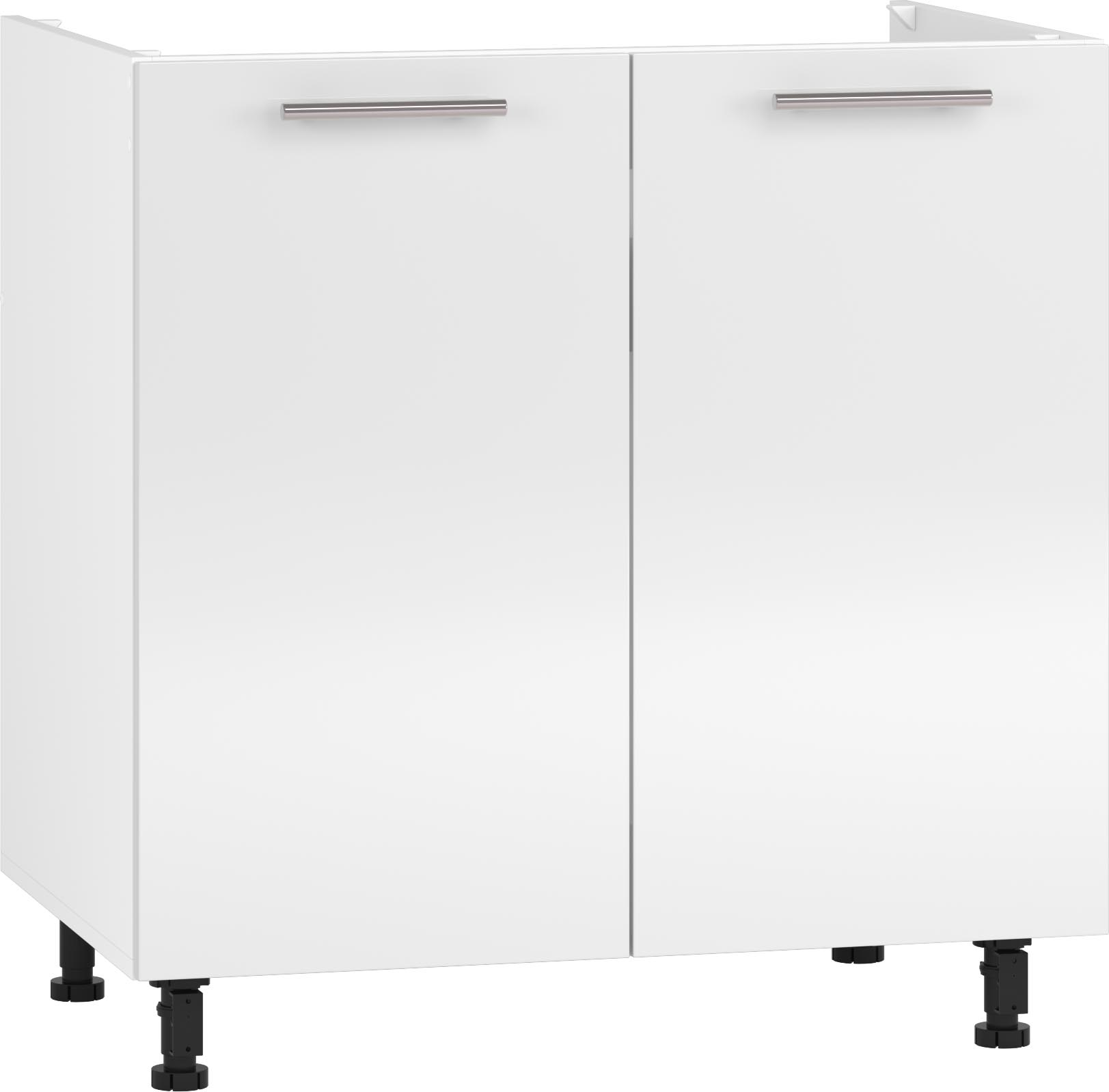 BELLA DK-80/82 SZAFKA ZLEWOZMYWAKOWA FRONT: BIAŁY POŁYSK