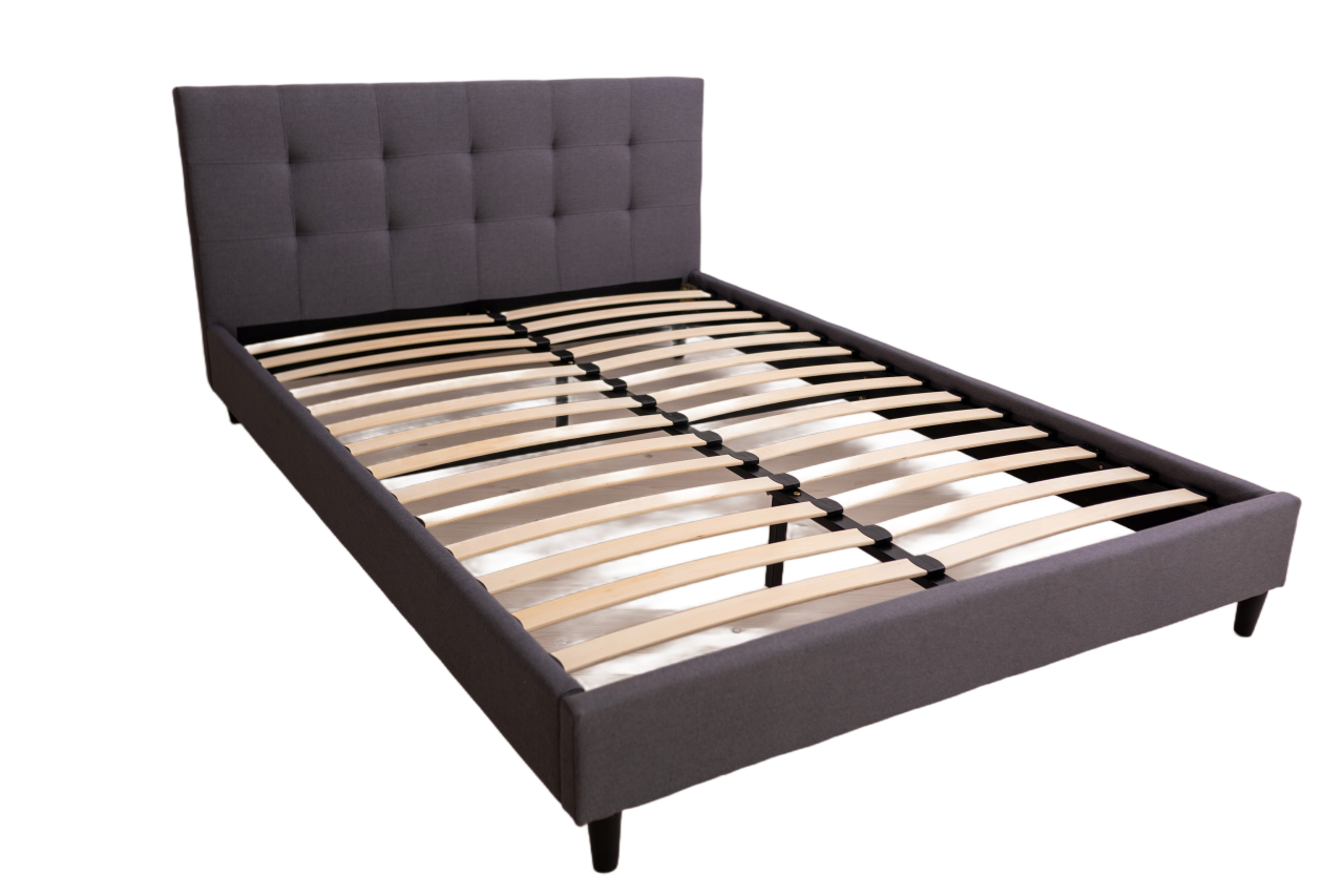 NERI  160X200 ŁÓŻKO TAPICEROWANE SZARE