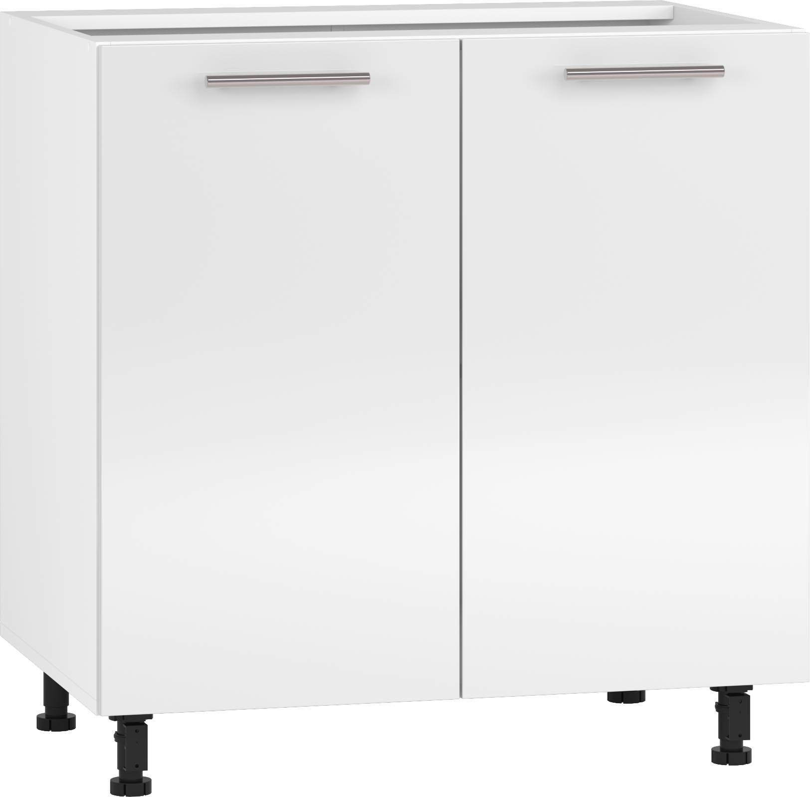 BELLA D-80/82 SZAFKA DOLNA FRONT: BIAŁY POŁYSK