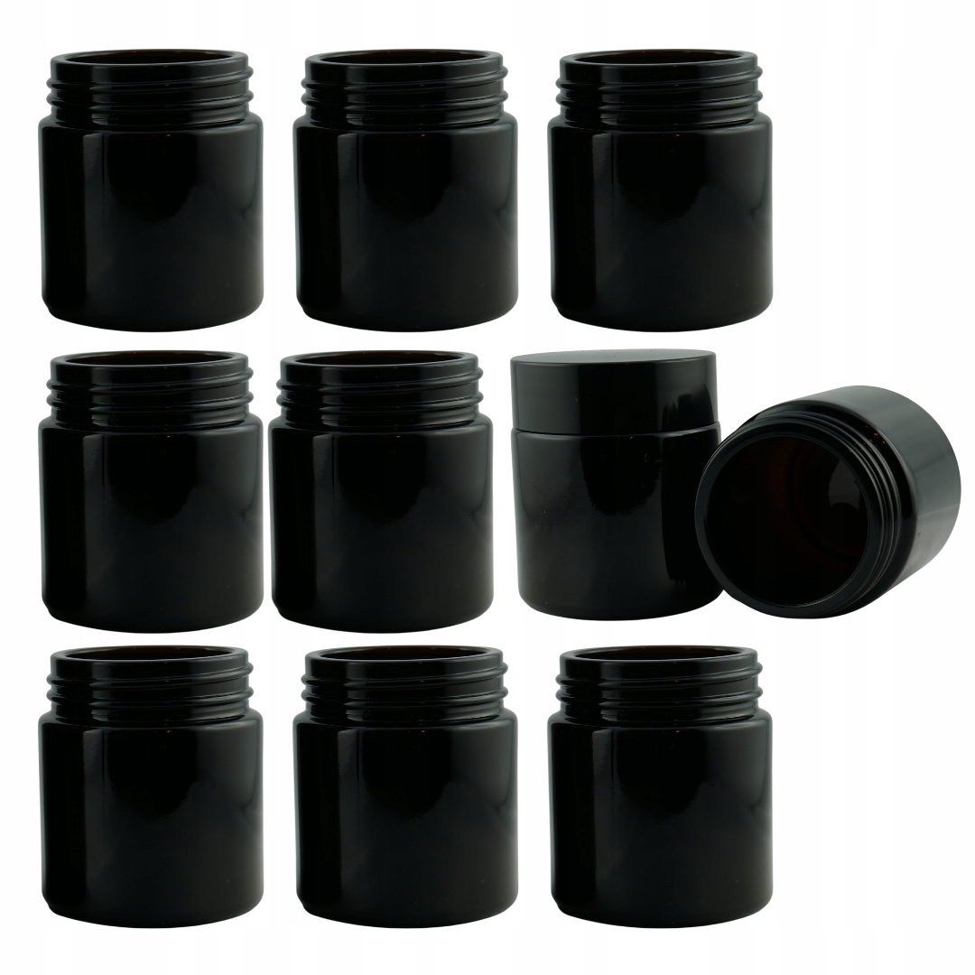 Słoik brązowy 120 ml do świec sojowych wosk sojowy