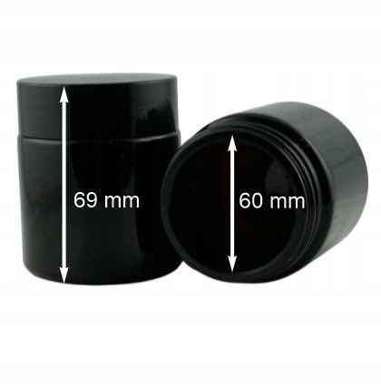 Słoik brązowy 120 ml do świec sojowych wosk sojowy