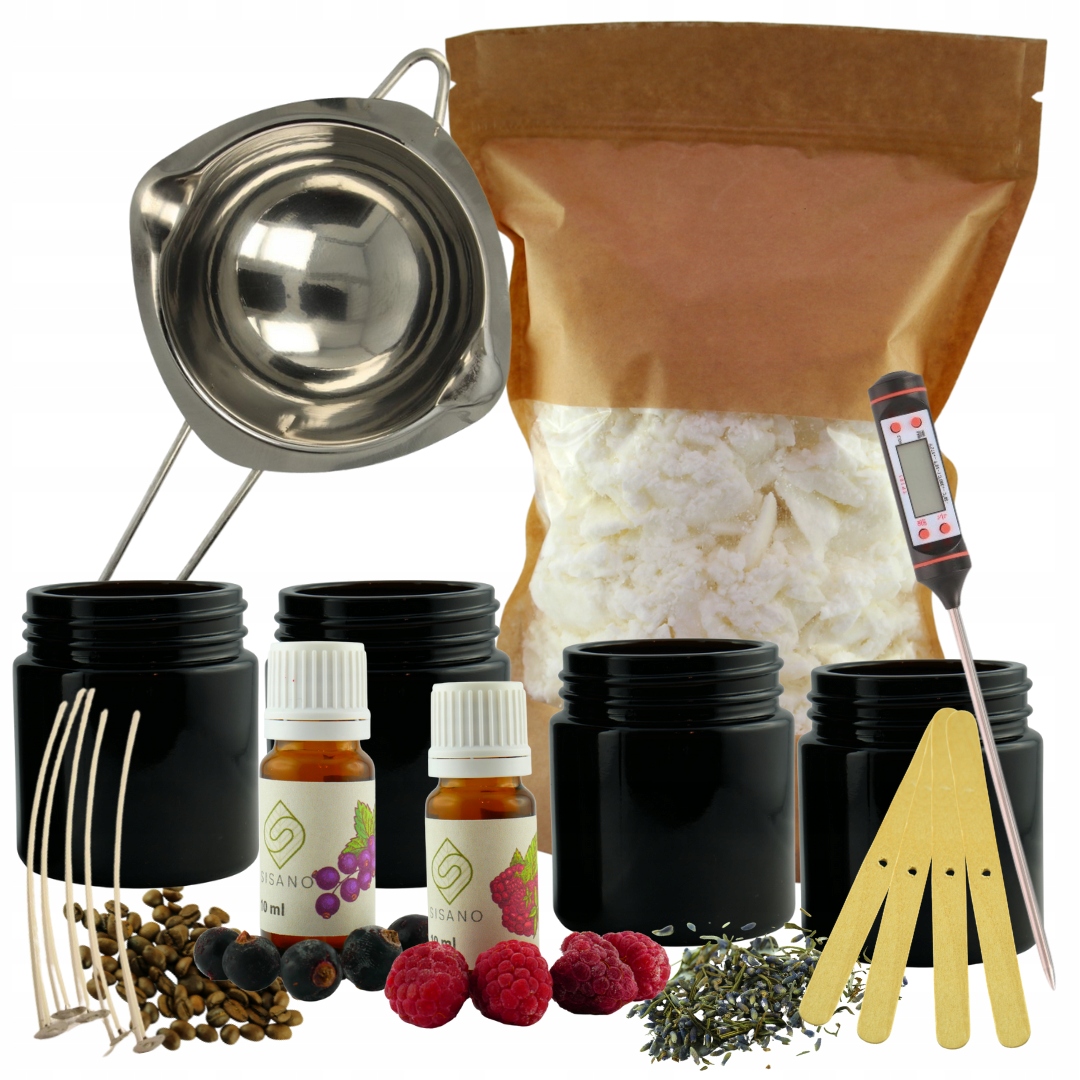 Zestaw do robienia swiec sojowych DIY wosk sojowy