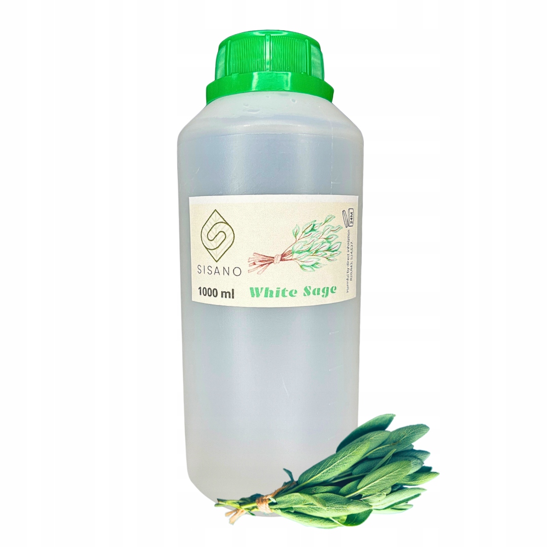 Zapach do swiec sojowych wosku Biała Szałwia 1 L