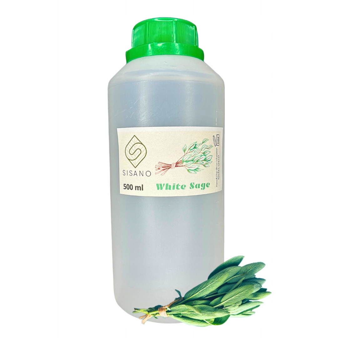 Zapach do swiec sojowych wosk Biała Szałwia 500 ml