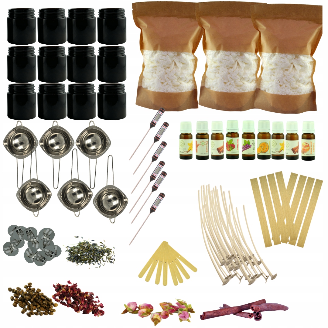 Zestaw integracyjny do robienia swiec dla 6 osób