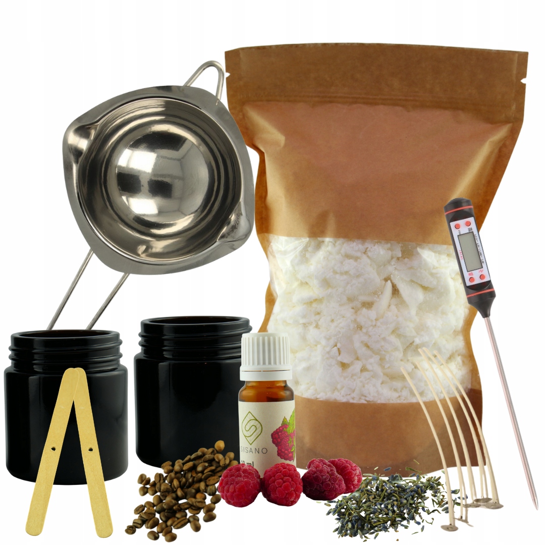 Zestaw do robienia swiec sojowych DIY wosk sojowy